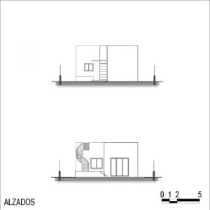 Vivienda unifamiliar pequeña de lineas rectas en Sant Joan de Moro