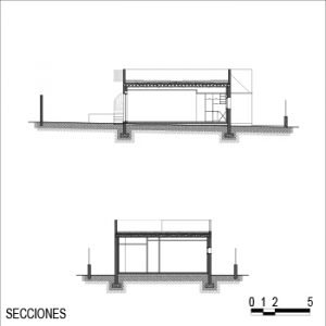 Vivienda unifamiliar pequeña de lineas rectas en Sant Joan de Moro
